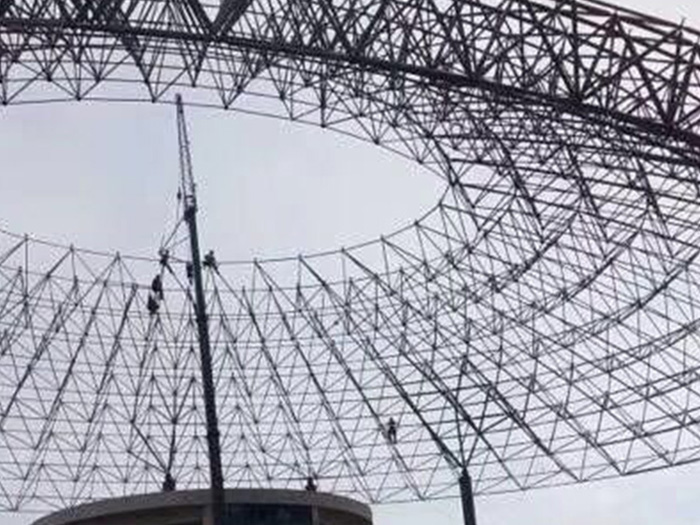 黄山篮球馆球形网架厂家价格